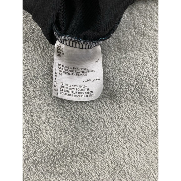 INC Womens Top Large Blue Black Multicolored Paisley Nylon C8 - Picture 9 of 9